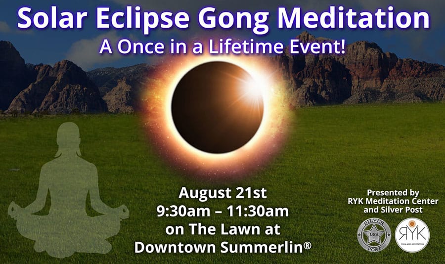 Solar Eclipse Gong Meditation - A Once in a Lifetime Event!