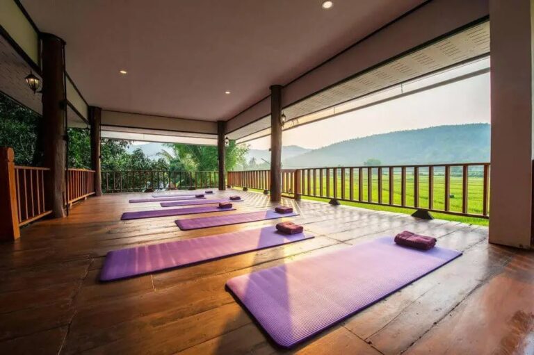 Meditation Retreat in Thailand – A serene image showcasing the peaceful environment of a meditation retreat in Thailand hosted by RYK Yoga.