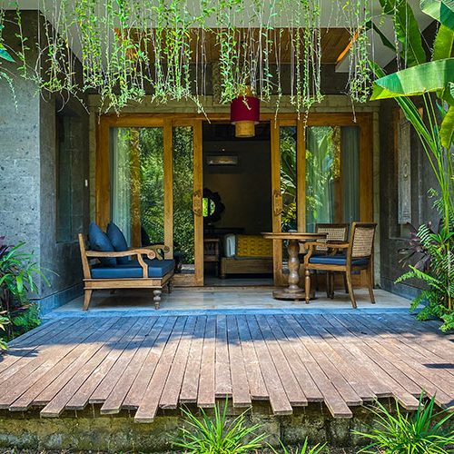 Private villa at RYK Yoga retreat in Bali – Luxurious and peaceful accommodation for a transformative experience.